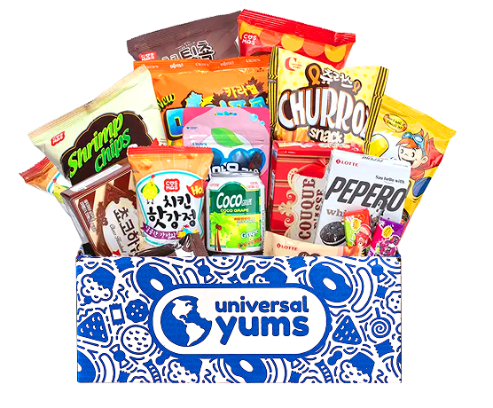 Super Yum Box - 15 to 18 international snacks