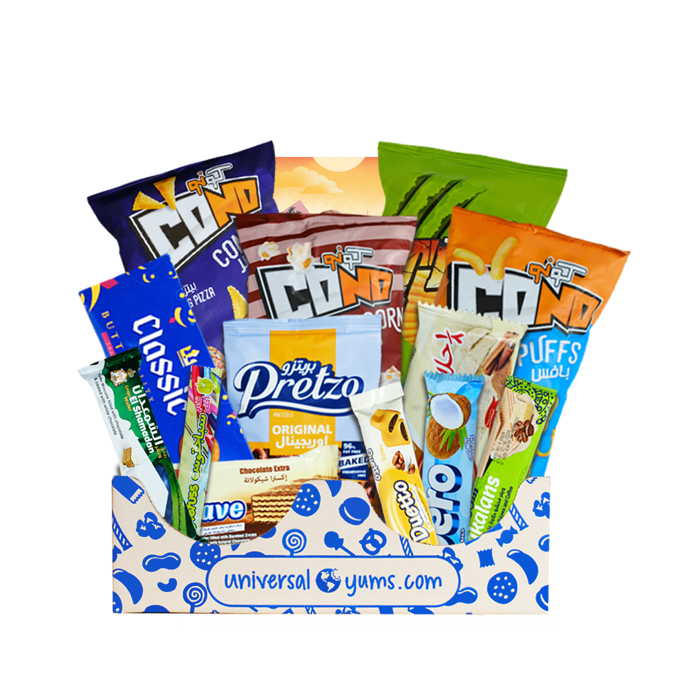 Egyptian Snacks - Universal Yums International Snack Box - August 2020