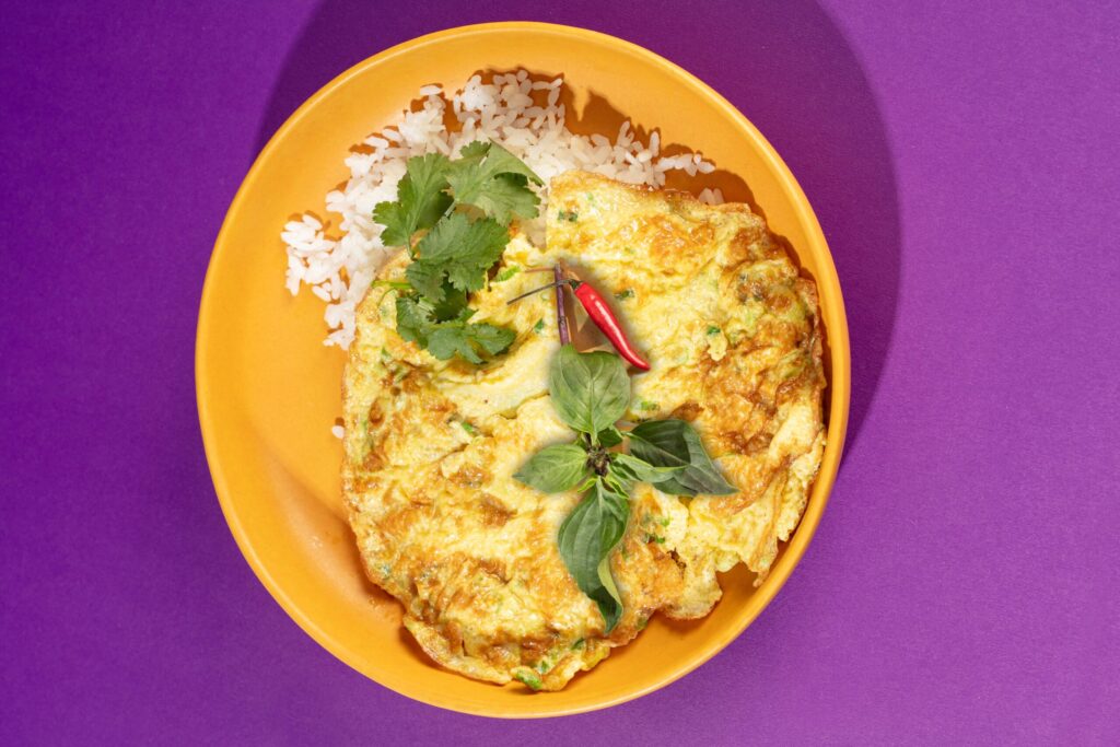 Thai Omelette – kai jeow (ไข่เจียว)