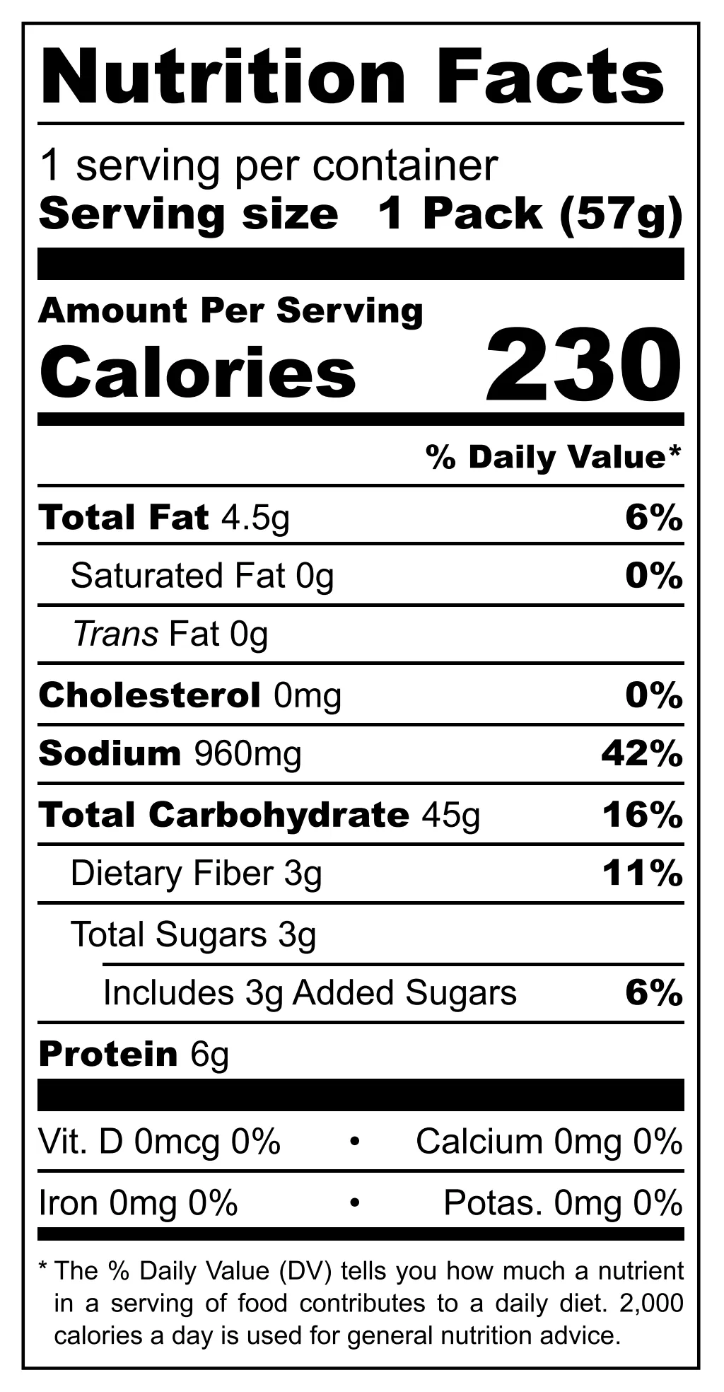 Precle Rajče Bylinky nutritional label